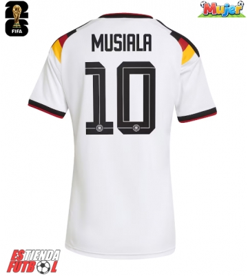 Alemania Jamal Musiala #10 Primera Equipación Mujer Mundial 2026 Manga Corta